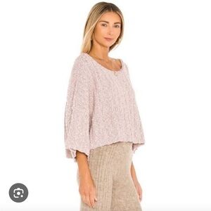 FREE PEOPLE GOOD DAY PULLOVER IN MAUVE